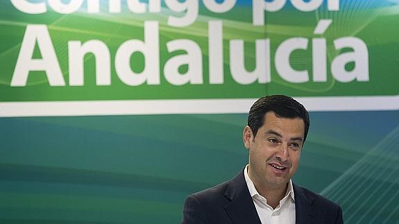 El presidente del PP andaluz, Juanma Moreno.