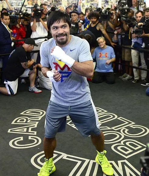 El boxeador filipino Manny Pacquiao. 