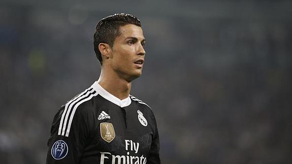 Cristiano Ronaldo, en un momento del partido. 