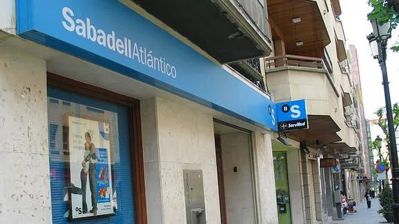 Cajero del Banco Sabadell.
