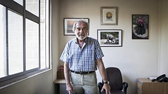 José Manuel Echevarria, en su despacho. 