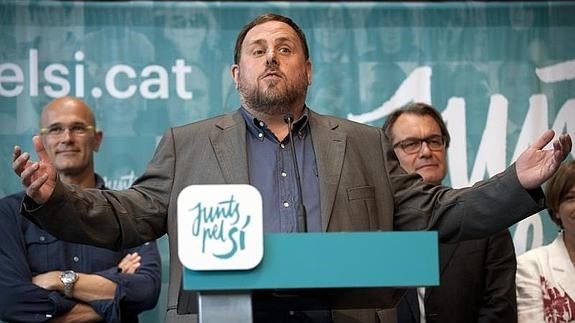 El presidente de ERC, Oriol Junqueras.