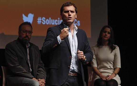 El candidato de Ciudadanos a las elecciones generales, Albert Rivera. 