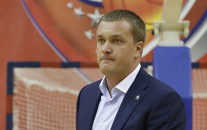 Vatutin, durante un acto institucional del club ruso. 