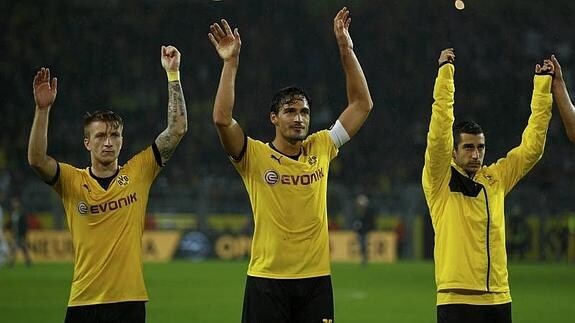 Marco Reus (i) y Mats Hummels, con el Borussia Dortmund. 