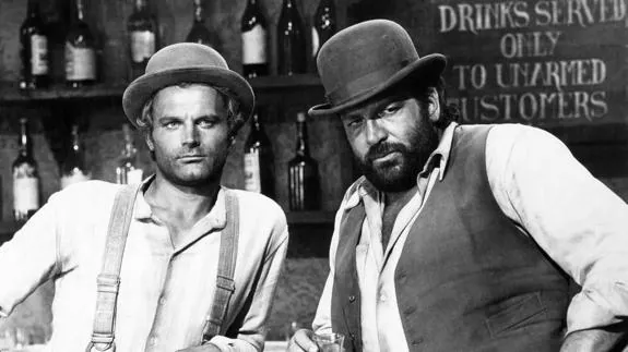 Bud Spencer (derecha) y Terence Hill.