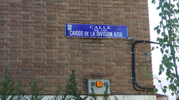 Calle de los Caídos de la División Azul.