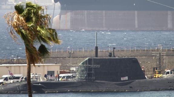 El submarino de la Royal Navy 'HMS Ambush'.