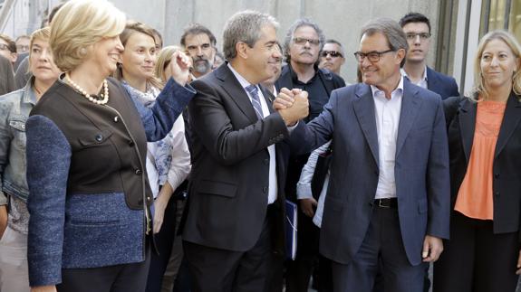 Francesc Homs y Artur Mas.