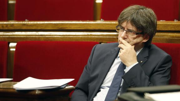 Carles Puigdemont, presidente de la Generalitat.