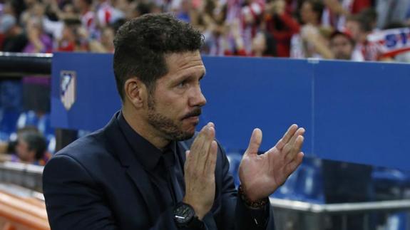 Cholo Simeone, técnico del Atlético. 