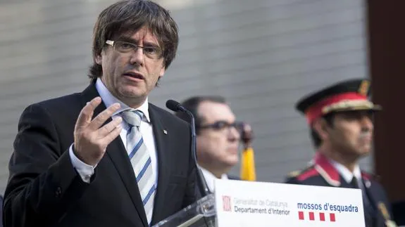 El presidente de la Generalitat, Carles Puigdemont.