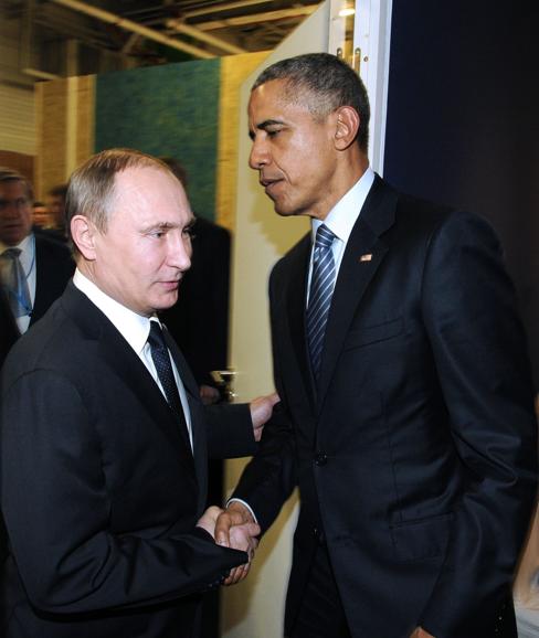 Putin y Obama.