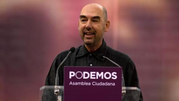 Alba Rico, en un evento de Podemos. 