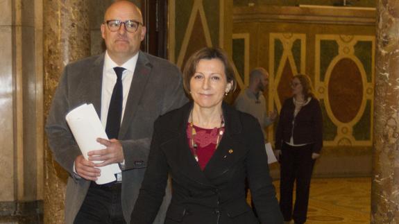 La presidenta del Parlament, Carme Forcadell.