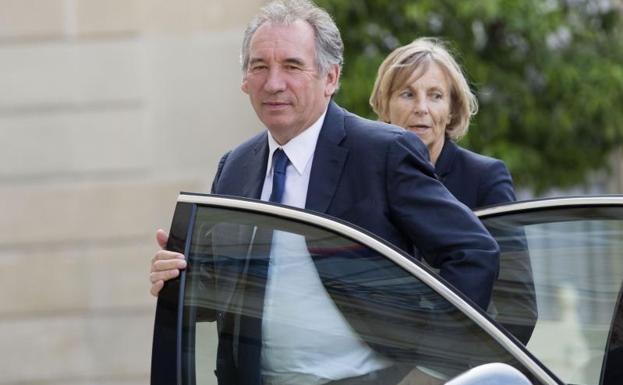 Francois Bayrou y Marielle de Sarnez.
