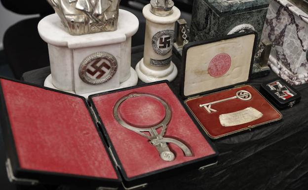 Objetos de Tercer Reich encontrados en Argentina.