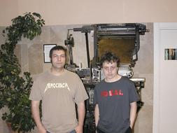 Los artistas, Iván López y Pablo España,. IDEAL