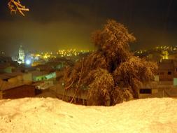 Un paisaje blanco en la localidad. / IDEAL