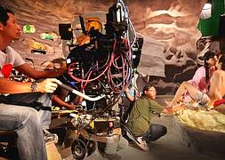 El ritmo del rodaje es lento y cada escena requiere una preparación laboriosa. :: ED JONES/AFP