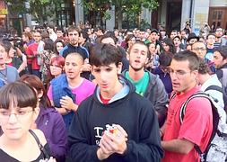 Imagen de la Plaza del Carmen a las ocho de la tarde. / RAMÓN L. PÉREZ