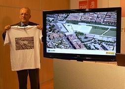 Manuel Pezzi muestra el proyecto de la estación de ferrocarriles de Granada realizado por Moneo en septiembre de 2011.: IDEAL