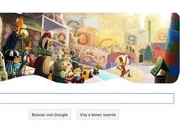 Felices Fiestas, la colorida felicitación de Google en Nochebuena