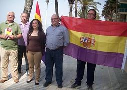 Representantes de las asociaciones convocantes del acto de mañana en El Ingenio. :: M. C. C. M.