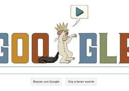 Maurice Sendak ilusiona en Google 'Donde viven los monstruos'