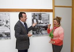 Higinio Almagro y Francisca Fernández, durante la presentación del seminario. :: GONZÁLEZ MOLERO