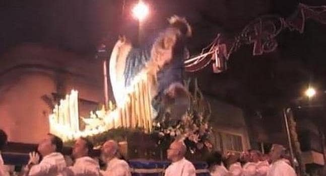 Tras la brutal caída, los cofrades vuelven a tener la imagen de su Virgen de los Dolores