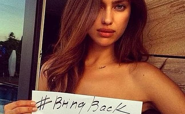 Ver impresionantes fotos Irina Shayk sin ropa: Polémico posado de la modelo por las niñas secuestradas de | Ideal
