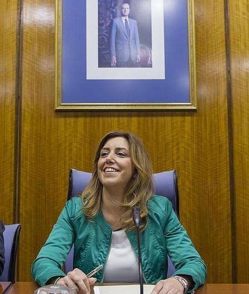La presidenta de la Junta y secretaria general del PSOE-A, Susana Díaz  