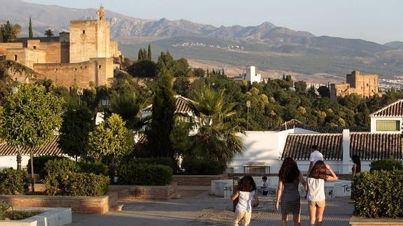 Una vista menos conocida de La Alhambra 