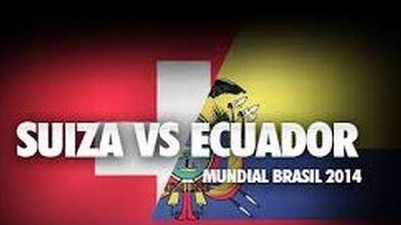 MUNDIAL 2014 Directo Suiza - Ecuador: Grupo E transmisión en vivo y en directo online (live)