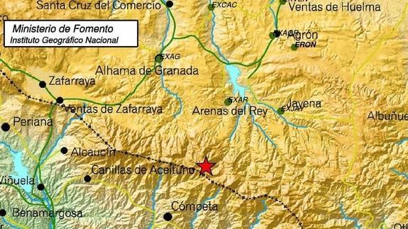 Un terremoto de 4,5 grados en Arenas del Rey se deja sentir en la costa y la capital