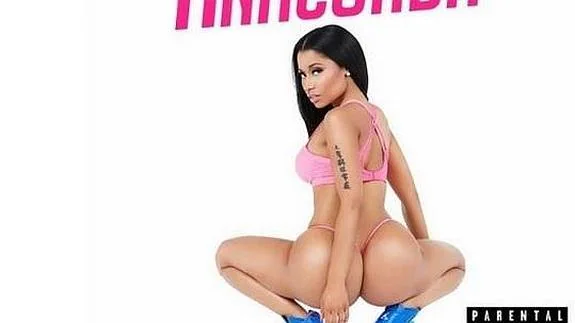 ¡Bombazo!: Nicki Minaj Posa Casi Desnuda y en Tanga