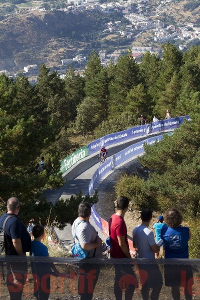 Los ciclistas tuvieron que emplearse a fondo en la subida Haza Llanas el pasado año 