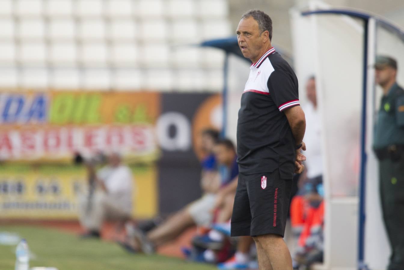 Joaquín Cparros, durante el partido. 