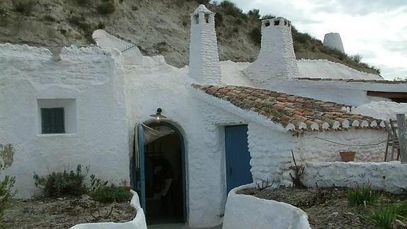 Prototipo de este tipo de viviendas en el norte de la provincia de Granada.