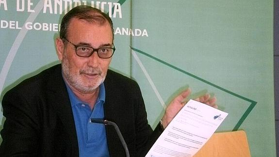 José Antonio Aparicio, delegado territorial de Economía, Innovación, Ciencia y Empleo de la Junta de Andalucía en Granada. 