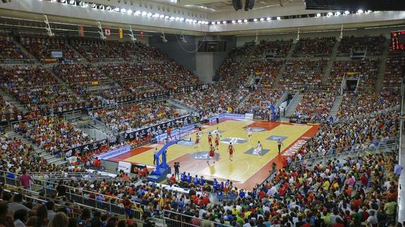 Aspecto que presentó el Palacio de Deportes el pasado martes, durante la disputa del amistoso España-Turquía, una prueba que ha dejado satisfecha a la organización por el lleno que presentó la cancha.