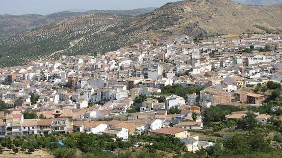 Vista general de la localidad de Castillo de Locubín 