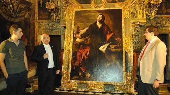 De izquierda a derecha, Néstor Prieto, Francisco Juan Martínez Rojas y Luis Jesús García-Lomas.