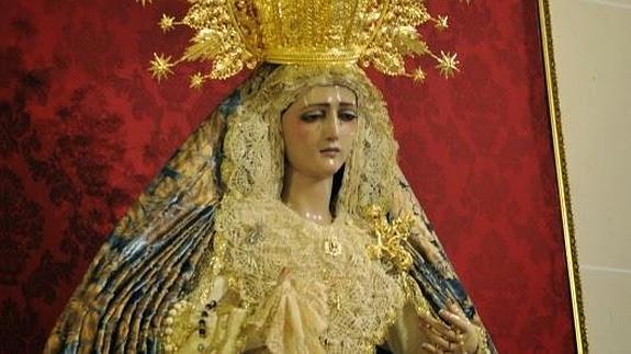 La Virgen del Rosario vuelve a culto