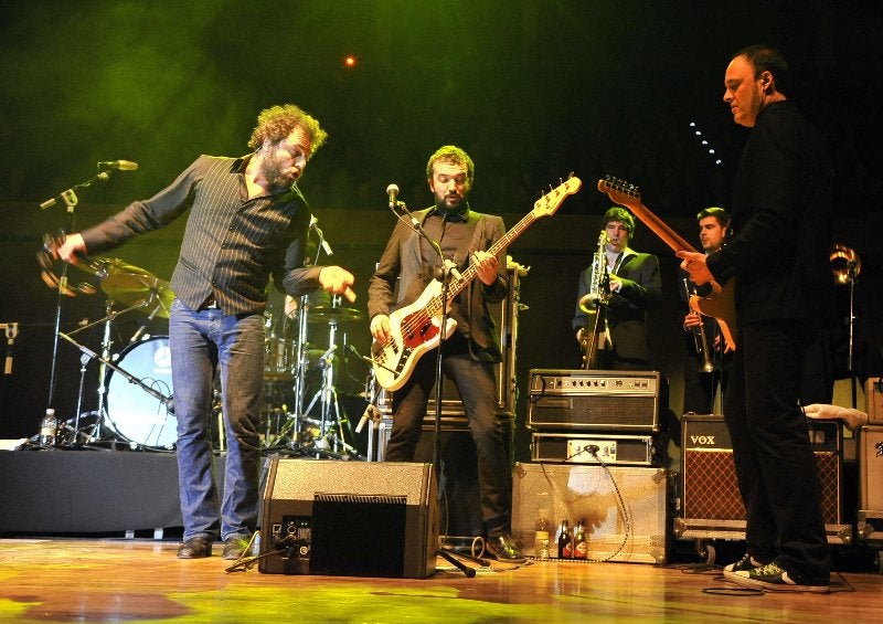 El grupo, en enero de 2011 en el Manuel de Falla 
