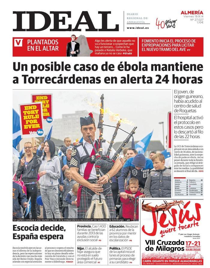 Hoy, 19 de septiembre, en la edición impresa de IDEAL