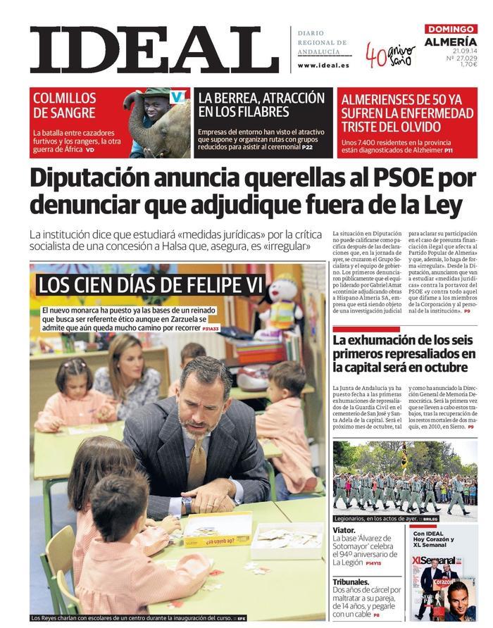 Hoy, 21 de septiembre, en la edición impresa de IDEAL