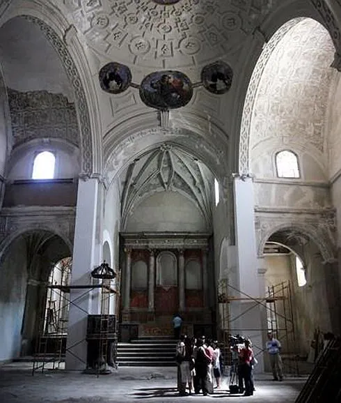 Interior de iglesia de Santo Domingo, en una visita en 2007.