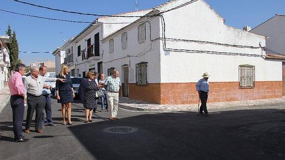 La Diputación acomete la remodelación integral de la calle Córdoba de Villanueva Mesía